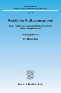Abbildung von: Rechtliches Risikomanagement. - fibre
