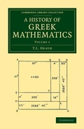 Cover: A History of Greek Mathematics: Volume 1 - Cambridge University Press