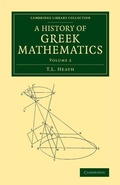 Cover: A History of Greek Mathematics: Volume 2 - Cambridge University Press