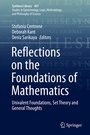 Cover: Reflections on the Foundations of Mathematics - Springer