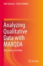 Cover: Analyzing Qualitative Data with MAXQDA - Springer