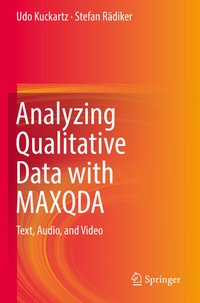 Enlarge image Cover: Analyzing Qualitative Data with MAXQDA - Springer