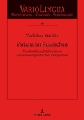 Cover: Varianz im Russischen - Peter Lang Verlag