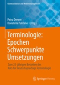 Cover: Terminologie : Epochen - Schwerpunkte - Umsetzungen - Springer Vieweg