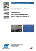 Cover: Modifikation von Umformwerkzeugen durch Laserstrahllegieren - Europ&auml;ische Forschungsgesellschaft f&uuml;r Blechverarbeitung e.V. (EFB)