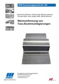 Cover: Warmumformung von 7xxx-Aluminiumlegierungen - Europ&auml;ische Forschungsgesellschaft f&uuml;r Blechverarbeitung e.V. (EFB)