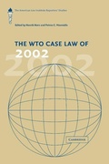 Cover: The WTO Case Law of 2002 - Cambridge University Press