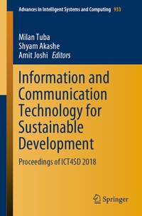 Abbildung von: Information and Communication Technology for Sustainable Development - Springer