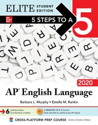 Enlarge image Cover: 5 Steps to a 5: AP English Language 2020 Elite Student edition - McGraw-Hill Education