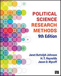Enlarge image Cover: Political Science Research Methods - CQ Press