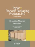 Cover: Taylor v. Pinnacle Packaging Products, Inc. - Aspen Publishing