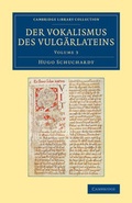 Cover: Der Vokalismus des Vulgaerlateins - Cambridge University Press