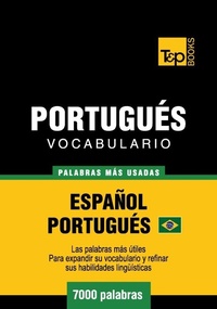 Abbildung von: Vocabulario Español-Portugués Brasilero - 7000 palabras más usadas - T&p Books