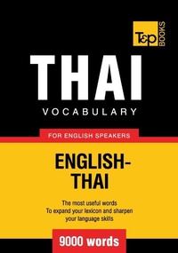Abbildung von: Thai vocabulary for English speakers - 9000 words - T&p Books