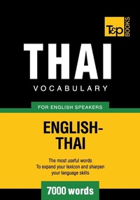 Abbildung von: Thai vocabulary for English speakers - 7000 words - T&p Books