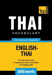 Abbildung von: Thai vocabulary for English speakers - 3000 words - T&p Books