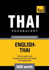 Abbildung von: Thai vocabulary for English speakers - 5000 words - T&p Books