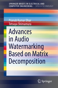 Enlarge image Cover: Advances in Audio Watermarking Based on Matrix Decomposition - Springer