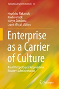 Cover: Enterprise as a Carrier of Culture - Springer