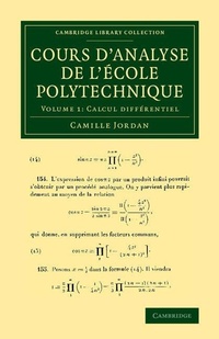 Abbildung von: Cours d'analyse de l'ecole polytechnique: Volume 1, Calcul differentiel - Cambridge University Press