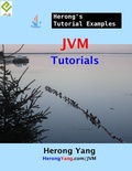 Cover: JVM Tutorials - Herong's Tutorial Examples - Lulu.com