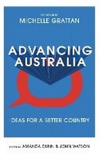 Enlarge image Cover: Advancing Australia - Melbourne University Press