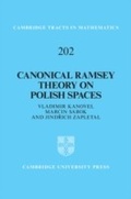 Cover: Canonical Ramsey Theory on Polish Spaces - Cambridge University Press