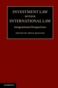 Cover: Investment Law within International Law - Cambridge University Press