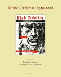 Abbildung von: Music Criticism 1950-2000 - Brepols N.V.