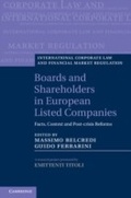Cover: Boards and Shareholders in European Listed Companies - Cambridge University Press
