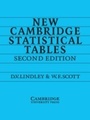 Cover: New Cambridge Statistical Tables - Cambridge University Press