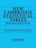 Cover: New Cambridge Statistical Tables - Cambridge University Press