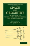 Cover: Space and Geometry in the Light of Physiological, Psychological and Physical Inquiry - Cambridge University Press