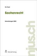 Cover: Sachenrecht - St&auml;mpfli Verlag