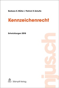 Enlarge image Cover: Kennzeichenrecht - Stämpfli Verlag
