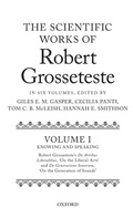 Cover: The Scientific Works of Robert Grosseteste, Volume I - Oxford University Press
