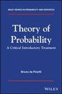 Cover: Theory of Probability - A critical introductory treatment - Wiley