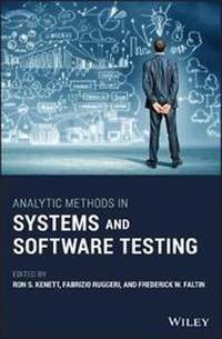 Enlarge image Cover: Analytic Methods in Systems and Software Testing - Wiley