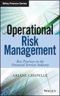 Cover: Operational Risk Management - Best Practices in the Financial Services Industry - Wiley