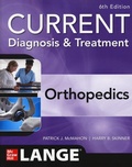 Cover: CURRENT Diagnosis & Treatment Orthopedics, Sixth Edition - McGraw-Hill Education