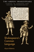 Cover: Shakespeare's Common Language - The Arden Shakespeare
