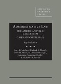 Cover: Administrative Law, The American Public Law System, Cases and Materials - West Academic Press