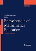Cover: Encyclopedia of Mathematics Education - Springer
