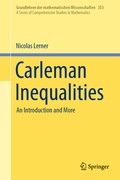 Cover: Carleman Inequalities - Springer