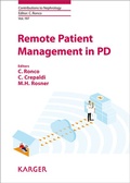Cover: Remote Patient Management in Peritoneal Dialysis - Karger, S