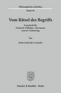 Abbildung von: Vom Rätsel des Begriffs. - fibre