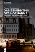Cover: Das Bekenntnis des Hofmanns - De Gruyter Oldenbourg