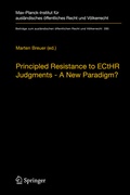 Cover: Principled Resistance to ECtHR Judgments - A New Paradigm? - Springer