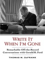 Cover: Write It When I'm Gone - Berkley