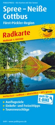 Abbildung von: Spree - Neiße - Cottbus, Fürst-Pückler-Region - Freytag-Berndt und ARTARIA